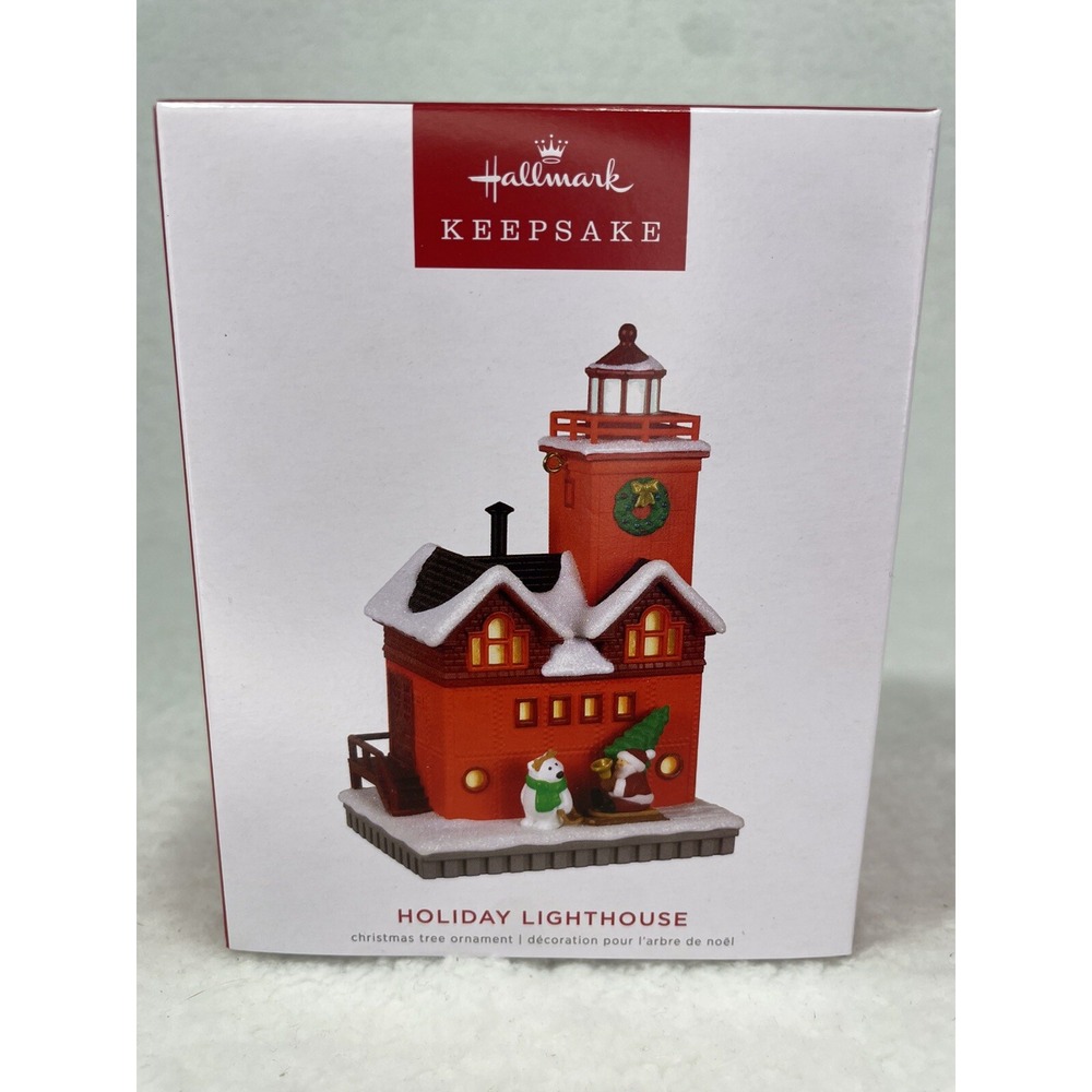 Hallmark Keepsake 2022 Holiday Lighthouse Ornament 11th in Series‎ NIB